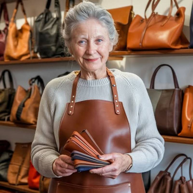 Ein Bild, das Person, Modeaccessoire, Handtasche, Kleidung enthlt.

KI-generierte Inhalte knnen fehlerhaft sein.